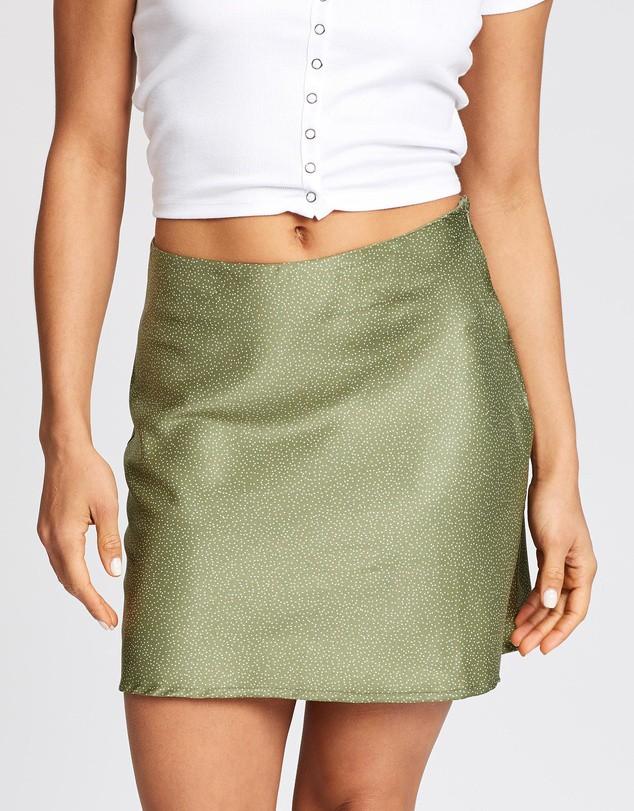 Cotton on satin mini skirt outlet