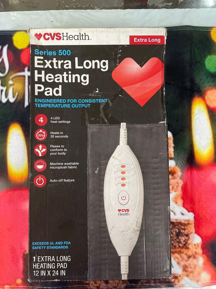CVS Health Extra Long Heating Pad, Furniture & Home Living, Bedding