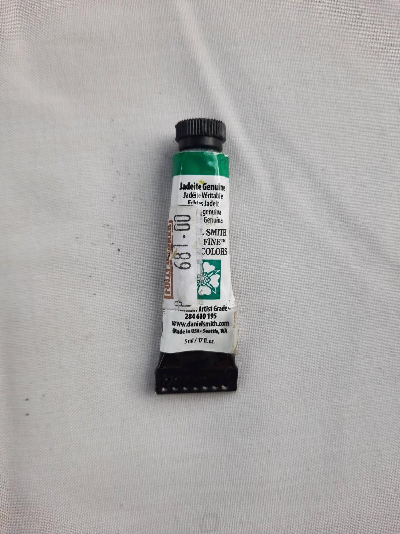 Daniel Smith Watercolor 5ml: Jadeite Genuine (Category: Art & Prints) located in Pasay City. Submitted by Jerichoquiambao21 (Listing ID 1142753571, Image 2). Description: Daniel Smith Professional Watercolor in 5ml tube.