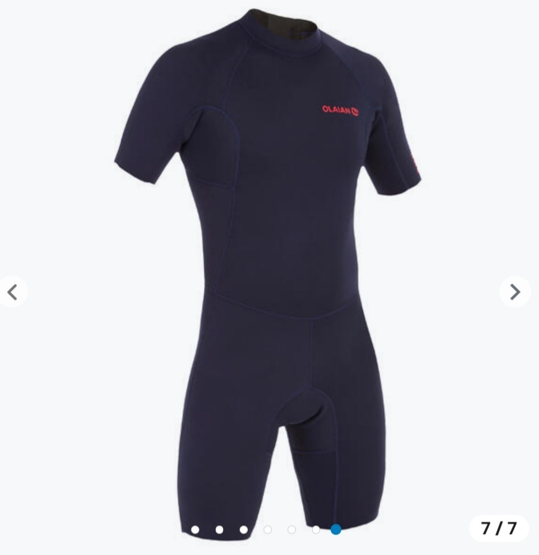 Decathlon Full body short wetsuit for men Neoprene XL OLAIAN
