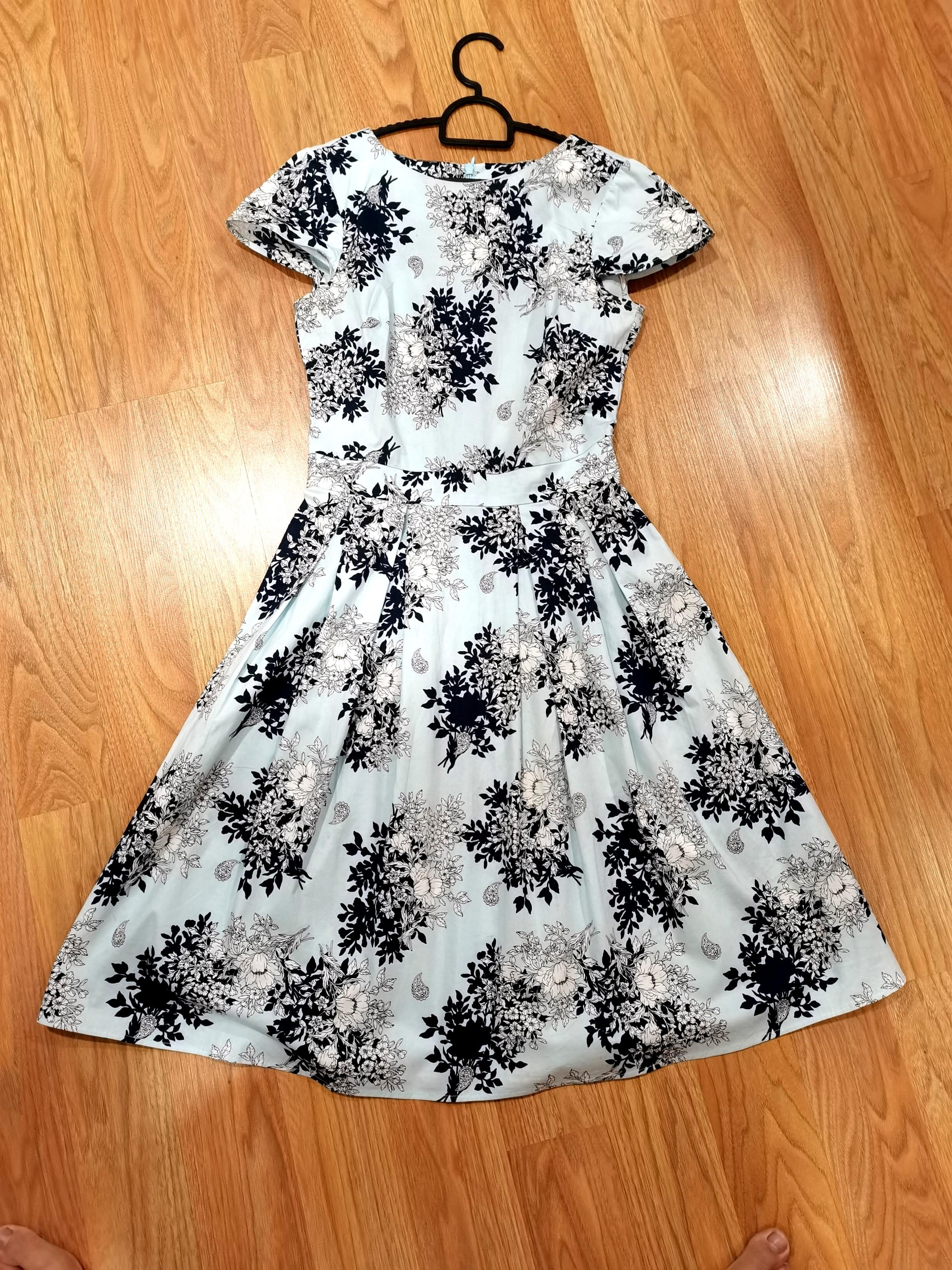 Dorothy perkins navy floral dress best sale