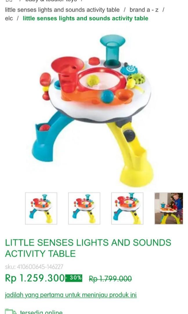 Elc lights and shop sounds activity table