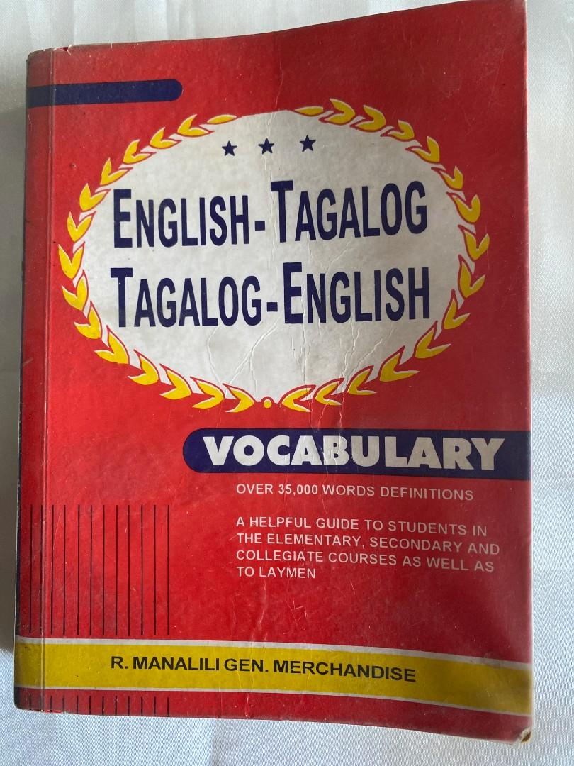 EnglishTagalog, TagalogEnglish Vocabulary, Hobbies & Toys, Books