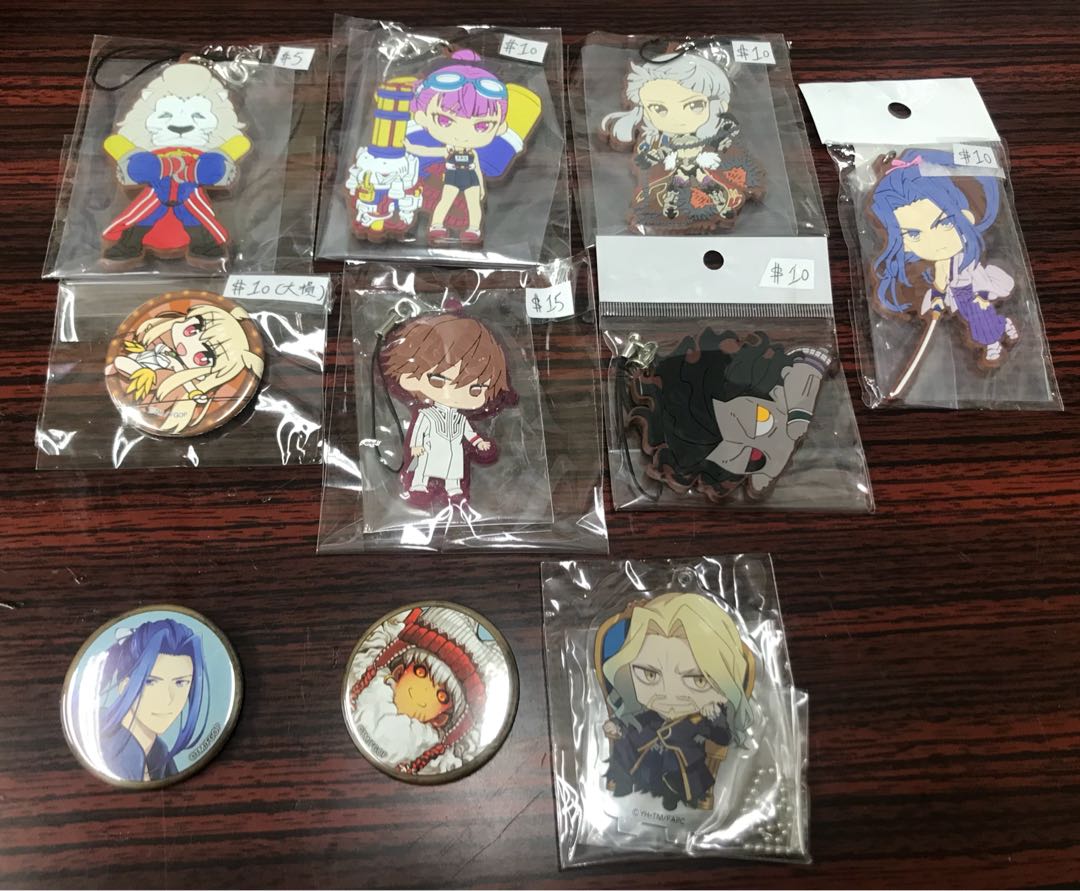 多圖 Fgo Fate Grand Order 命運冠位指定掛件襟章 其他 其他 Carousell