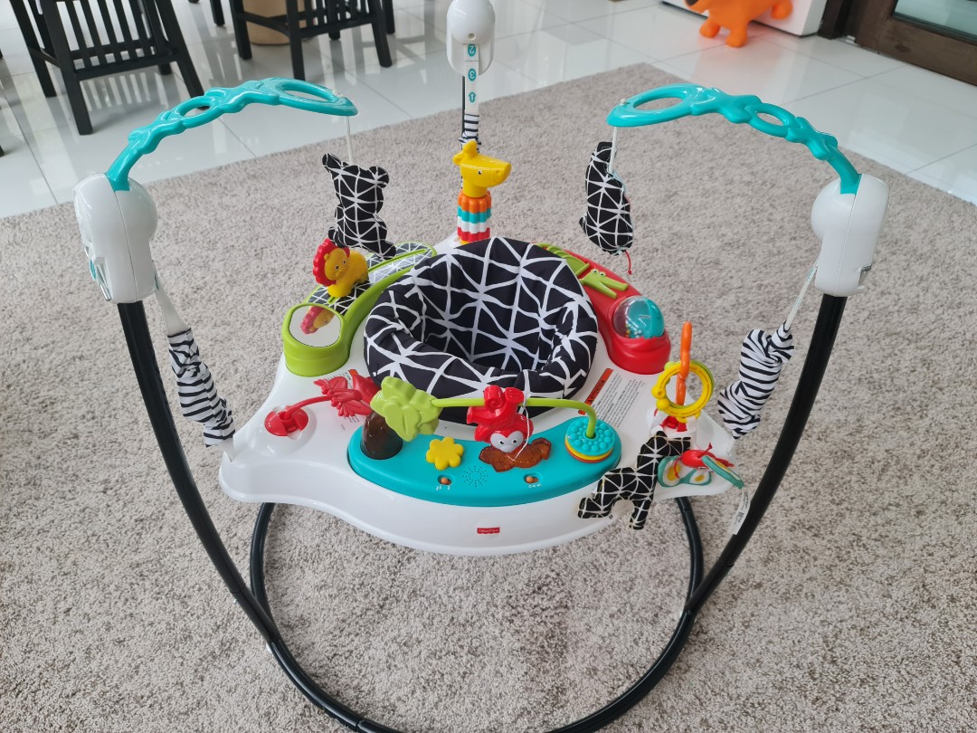 Fisher price animal wonders jumperoo, Babies & Kids, Baby Nursery & Kids Furniture, Cots & Cribs