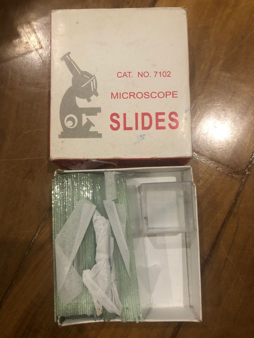 Glass Slide with cover slip, Health & Nutrition, Medical Supplies