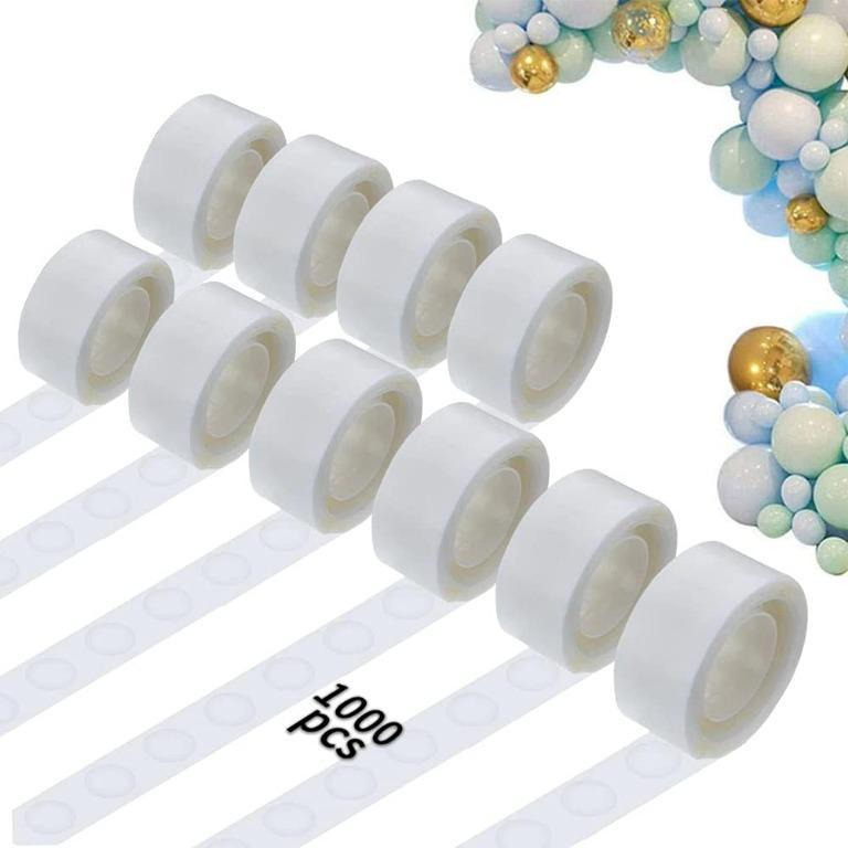 4 Rolls Double-Sided Adhesive Sticker Dot - Balloon Stickers Tape