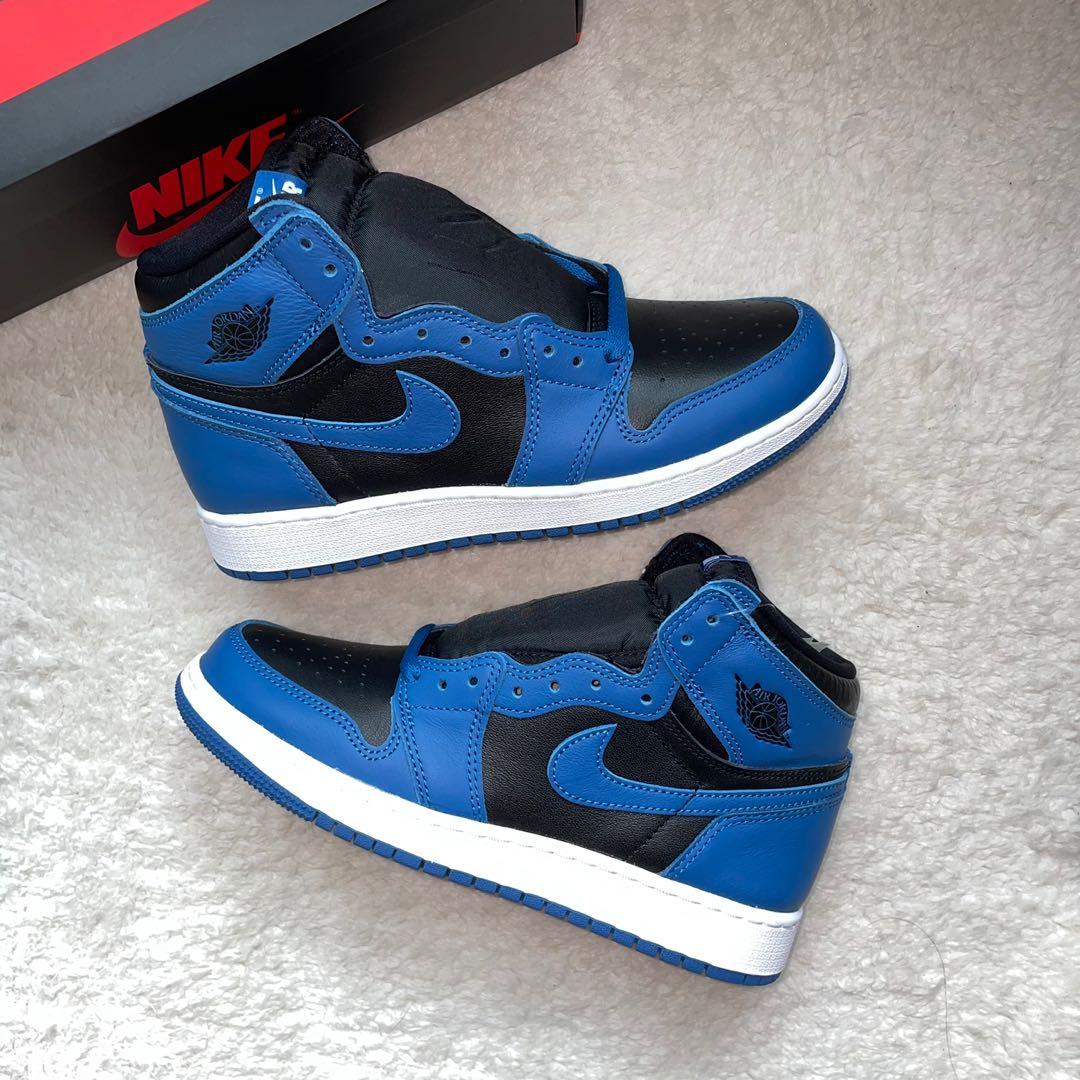 GS Air Jordan 1 High Marina Blue Men s Fashion Footwear