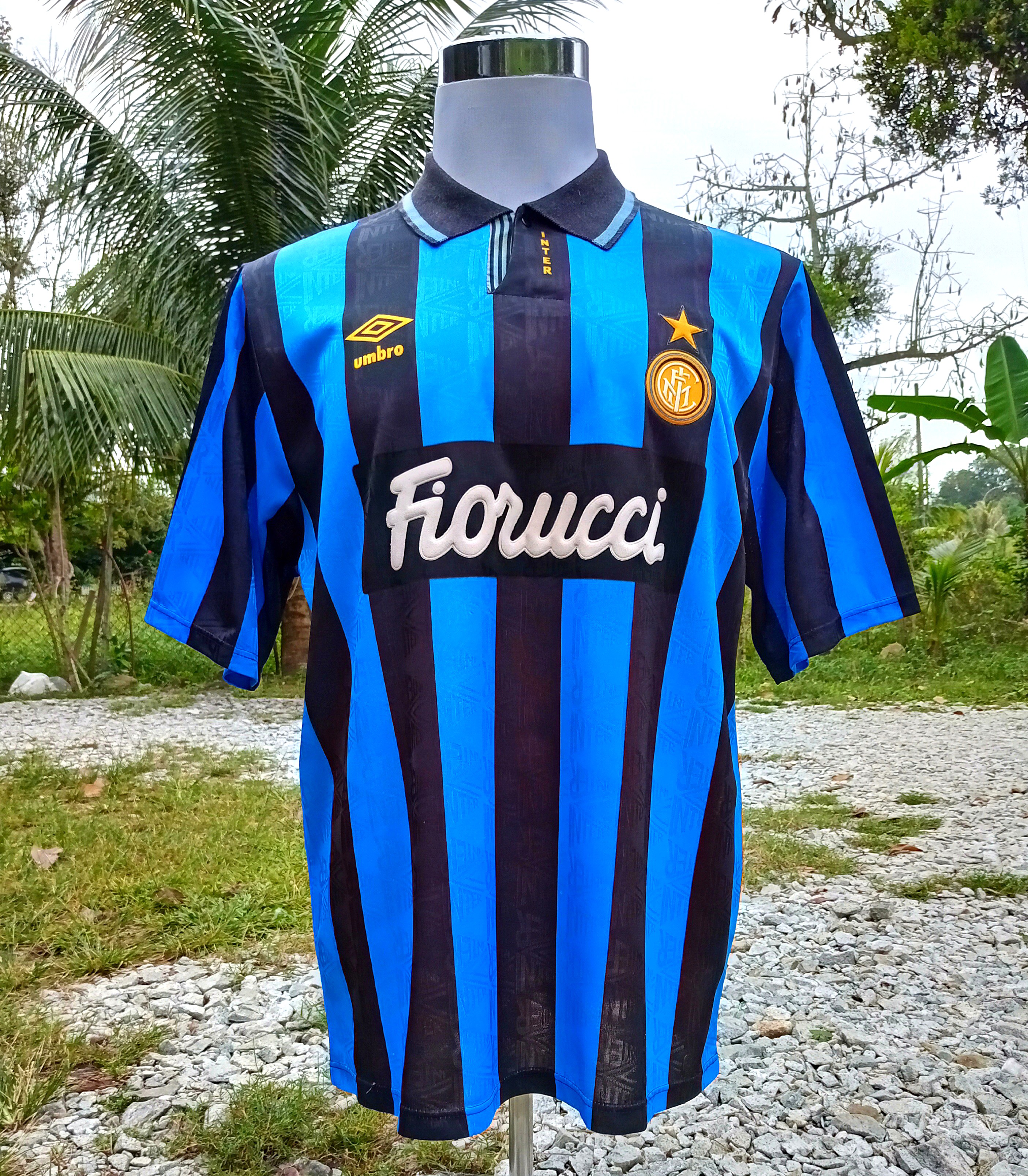 UMBRO Inter Milan Home 92 94 Jersi vintage Jersey Serie A, Men's