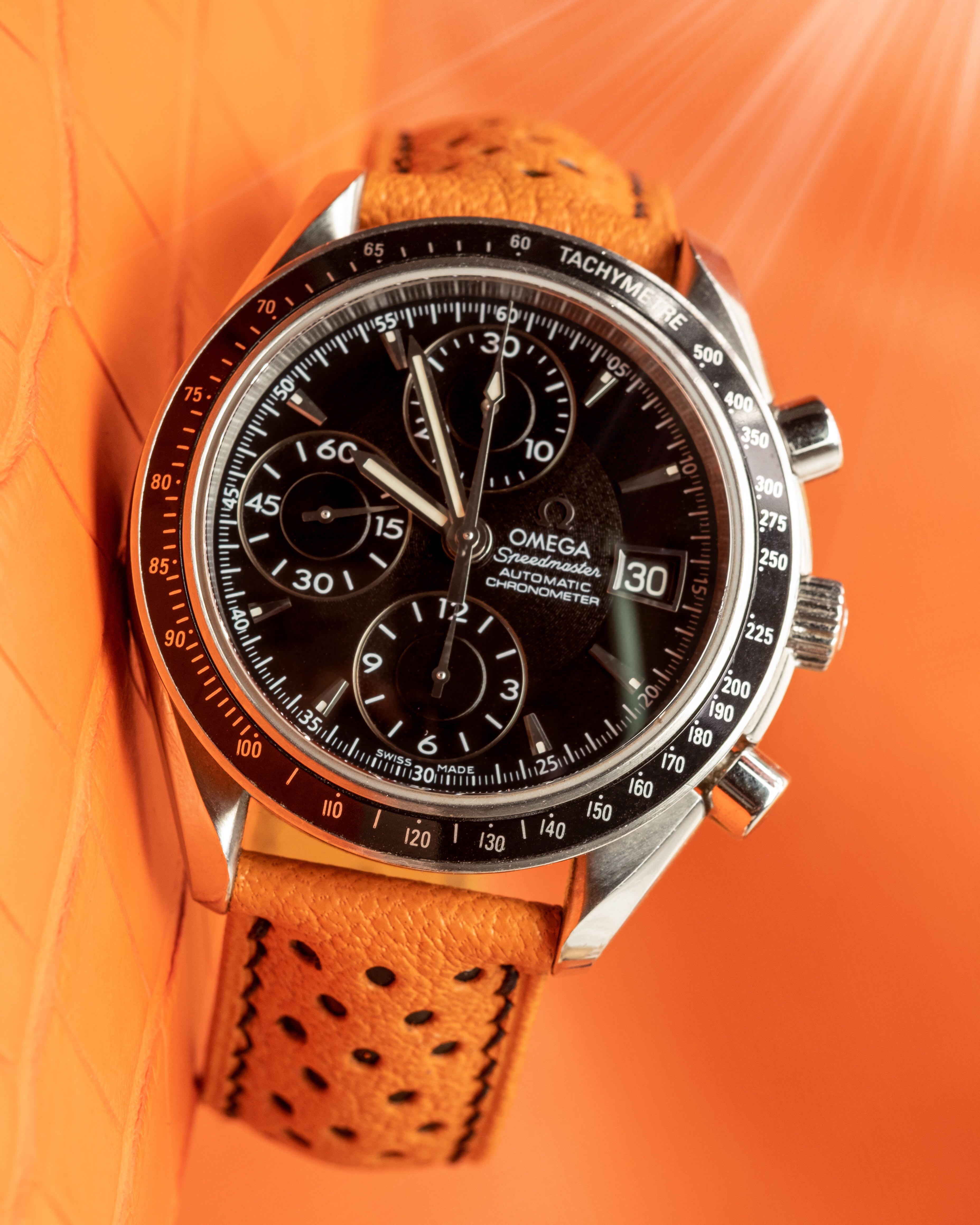 Orange speedmaster hot sale