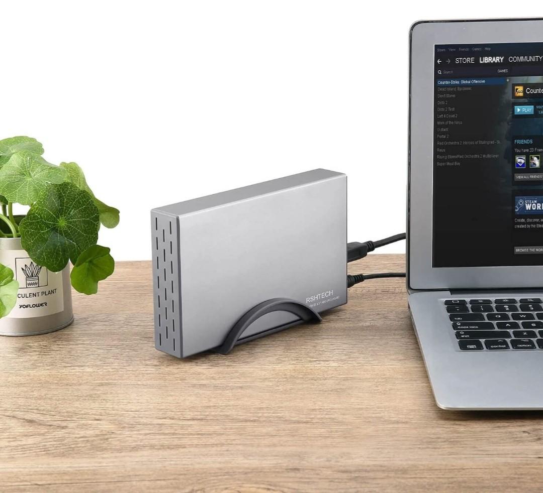 Hard Drive Enclosure RSHTECH USB 3.0 to SATA Aluminum External Hard