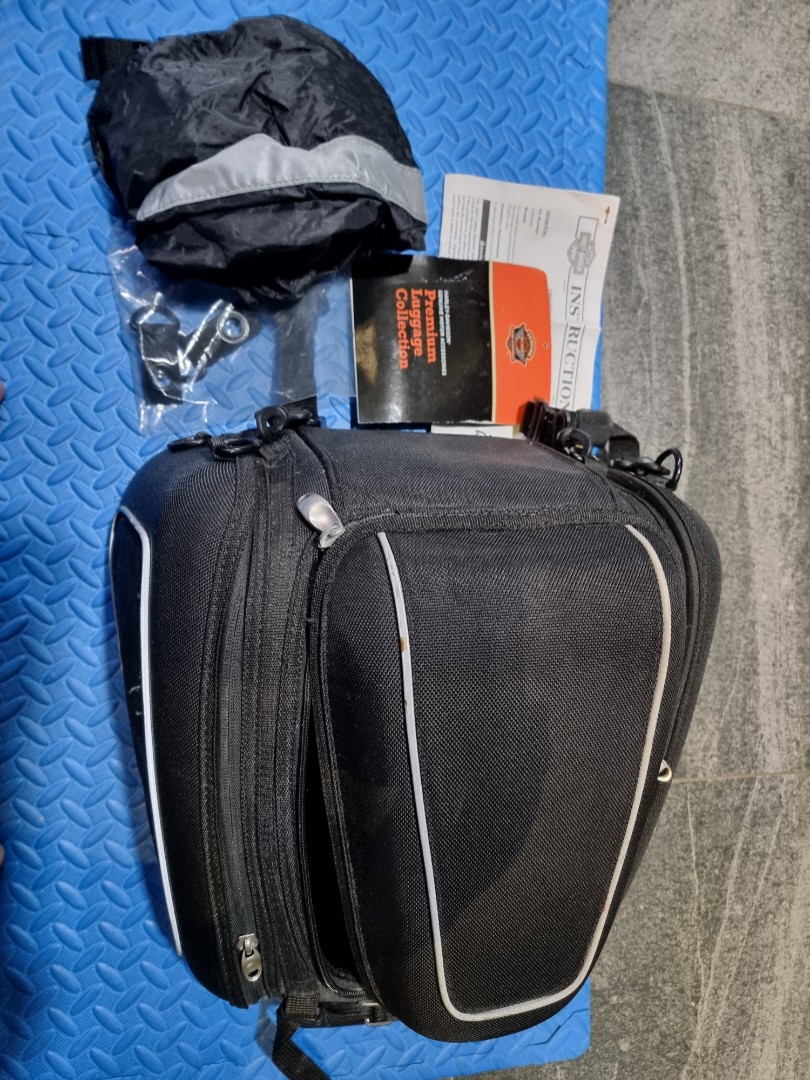Harley Tail bag, Motorcycles, Motorcycle Accessories on Carousell