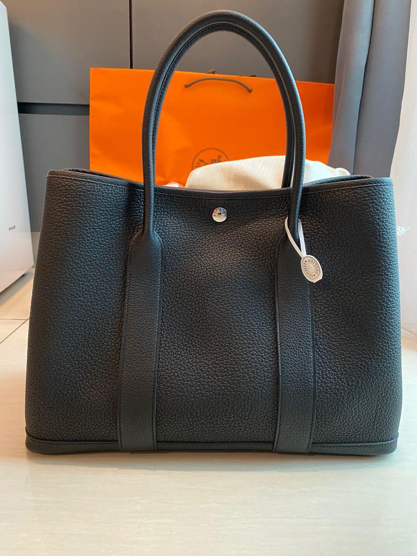 Hermes garden party 36 black sale