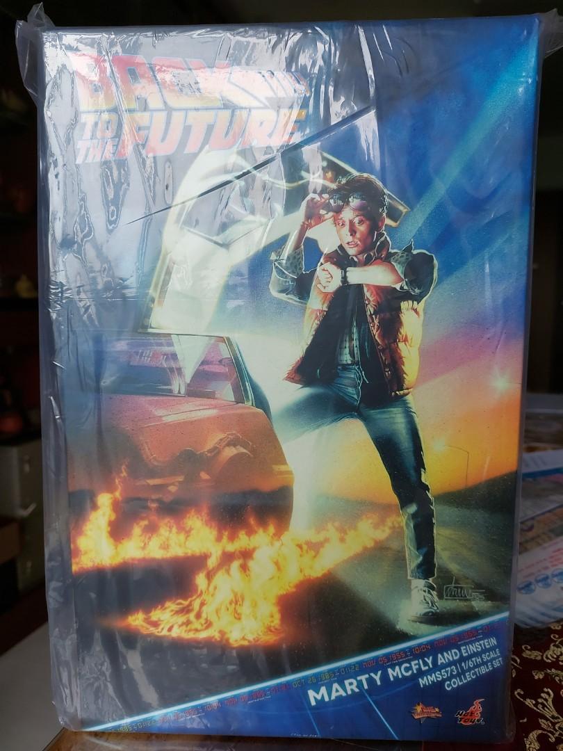 Hot Toys MMS573 BACK TO THE FUTURE MARTY MCFLY AND EINSTEIN 1/6TH SCALE ...