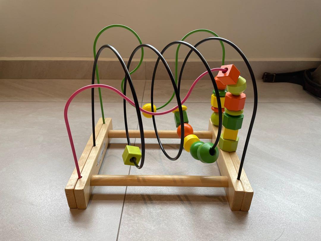 Ikea wooden discount bead toy