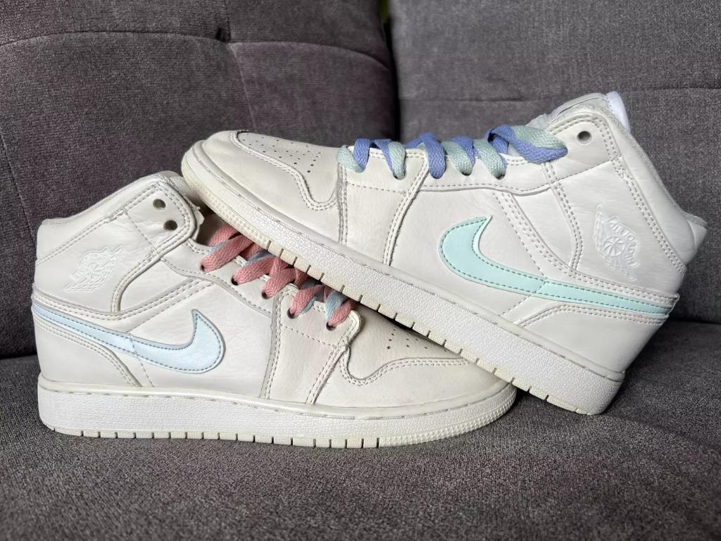 Aj1 mid multicolor swoosh outlet phantom