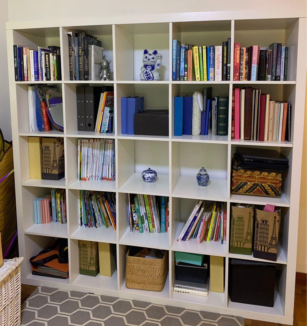 Kallax Shelving Unit 5x5, Furniture & Home Living, Furniture, Shelves