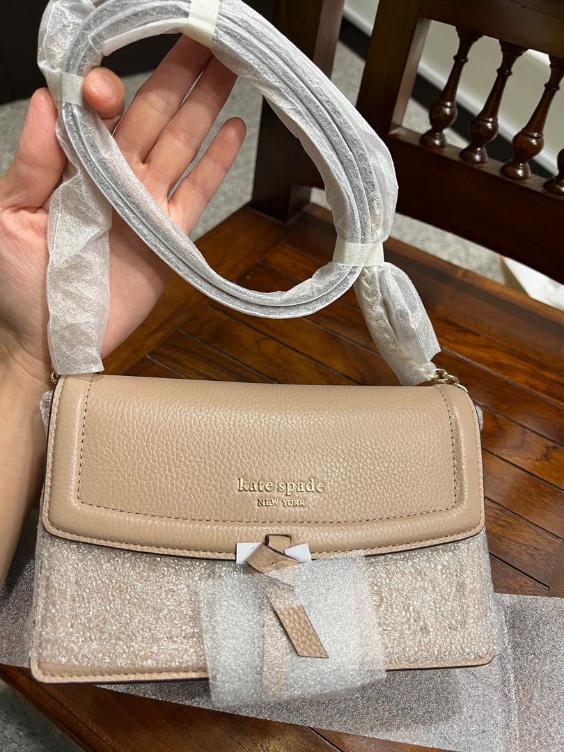 kate spade new york Knott Pebbled Leather Flap Crossbody Bag | Dillard's
