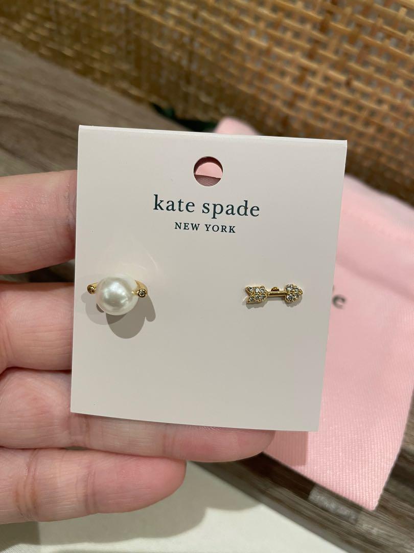 Kate Spade Love Game Arrow Asymmetrical Studs, Women's Fashion, Jewelry &  Organisers, Body Jewelry on Carousell