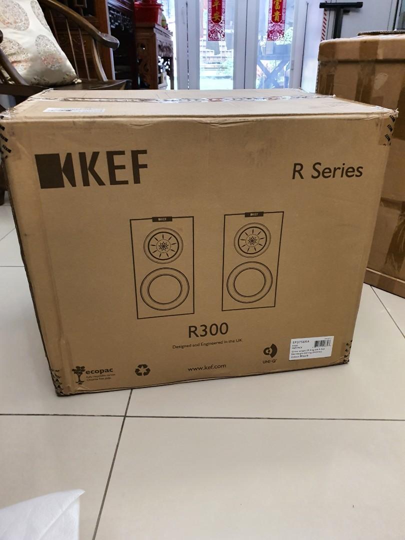 KEF R300 audiophile hifi audio reference bookshelf speakers 3-way Uni-Q ( display unit with box ) Kef_r300_audiophile_hifi_audio_1644467653_04e254c0_progressive