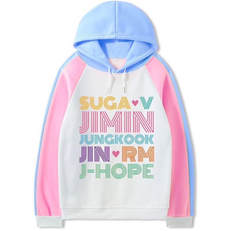 2023 Kpop JungKook ARMYST Men/Women Hoodie Long Sleeve Loose Casual  Sweatshirt Couple Style Unisex Streetwear Top