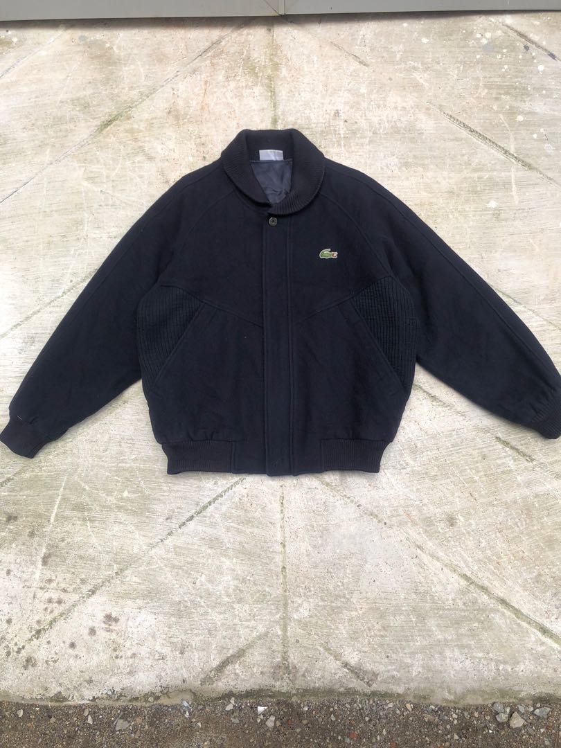 Lacoste wool jacket best sale
