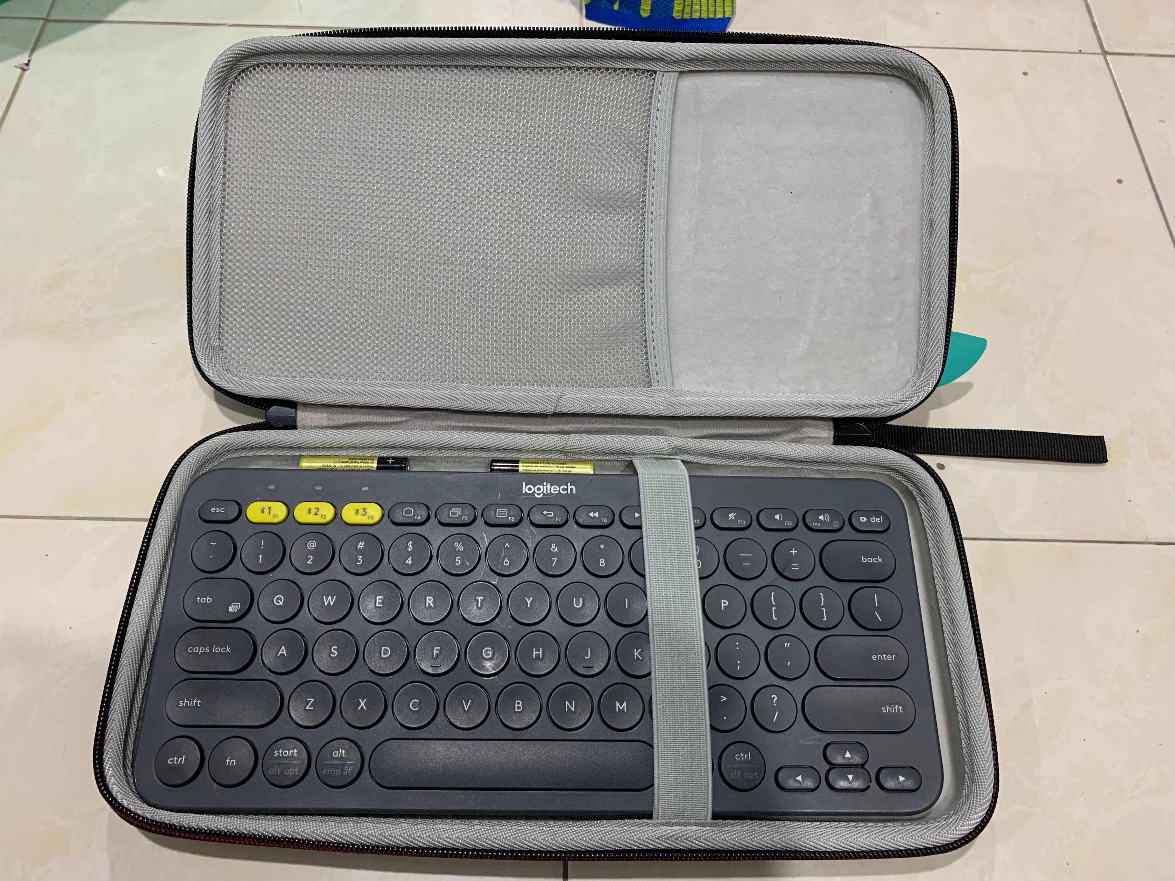 Logitech K380 keyboard hard case bag, Computers & Tech, Parts