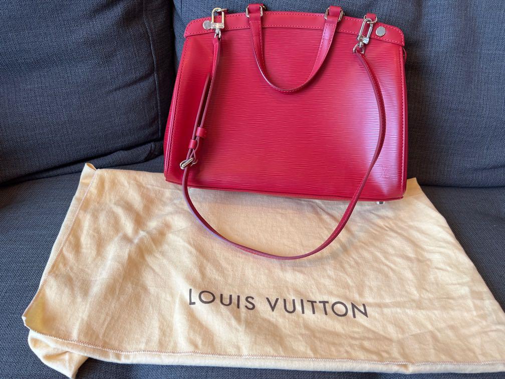 LV red epi leather bag Luxury Bags Wallets on Carousell