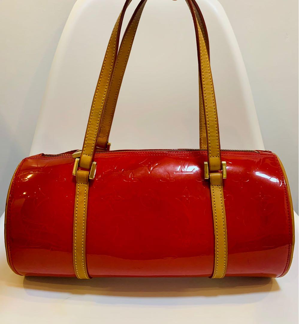 Louis Vuitton Red Monogram Vernis, Luxury, Bags & Wallets on Carousell