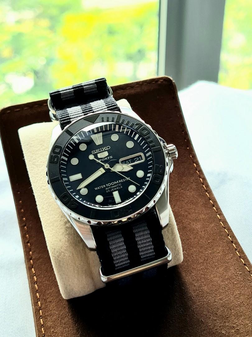 Modified Seiko Sea Urchin [Yachtmaster] SNZF15, Luxury, Watches on Carousell