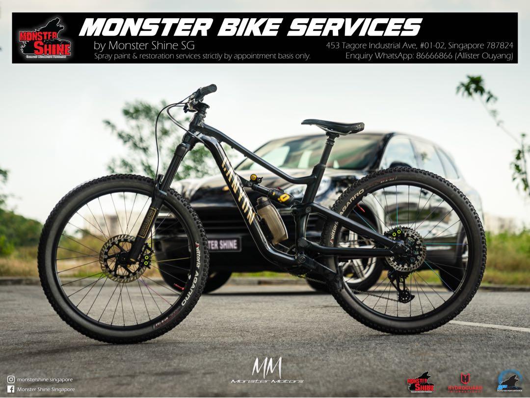 MTB spray painting mountain bike Respray paint