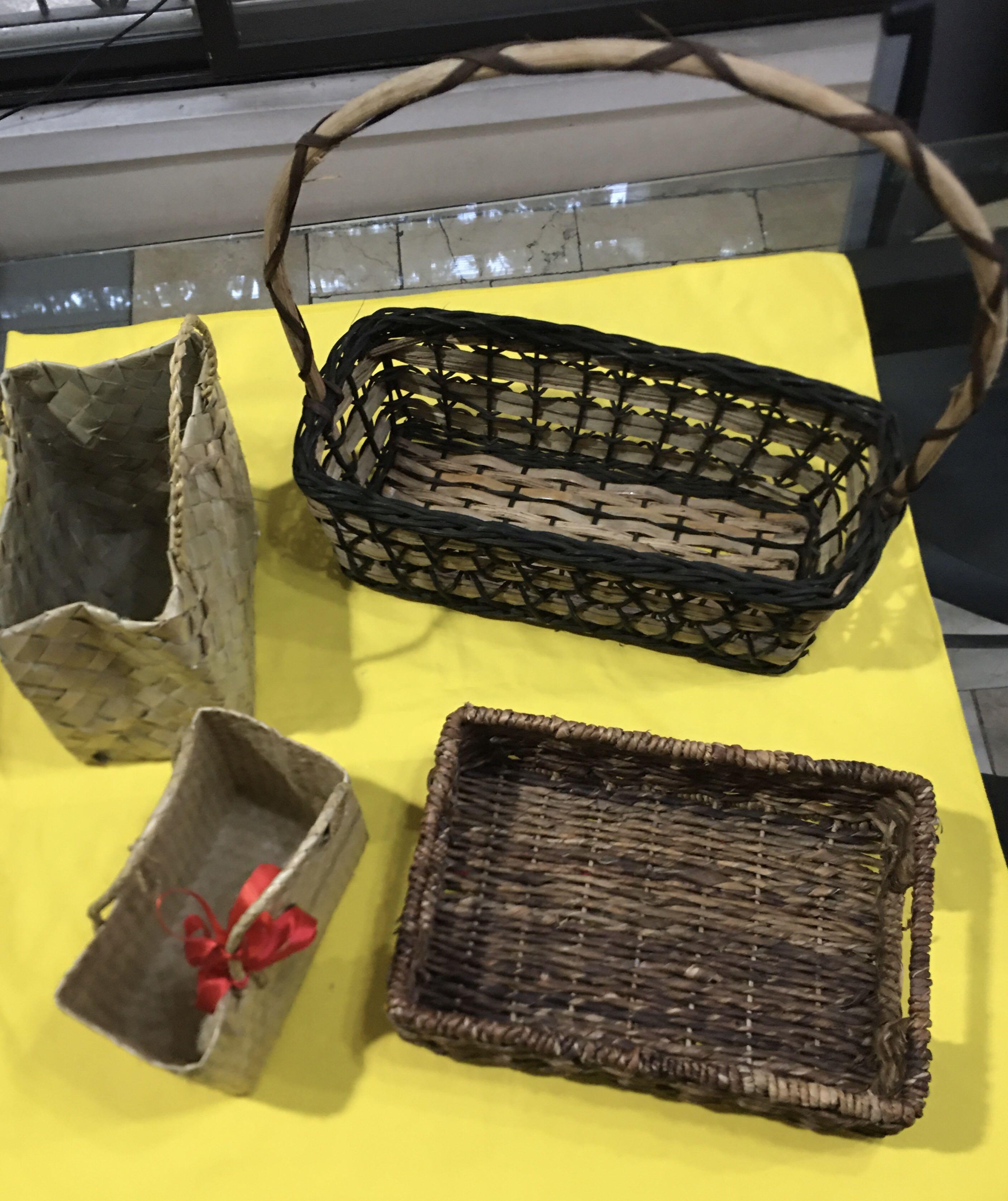 Native Basket Assorted - Used Once (Category: Gift Baskets & Hampers) located in Manila. Submitted by beyondfundraising (Listing ID 1142795195, Image 1). Description: Please refer to pictures to avoid conflict. Kindly message for inquiries. Negotiable :) .