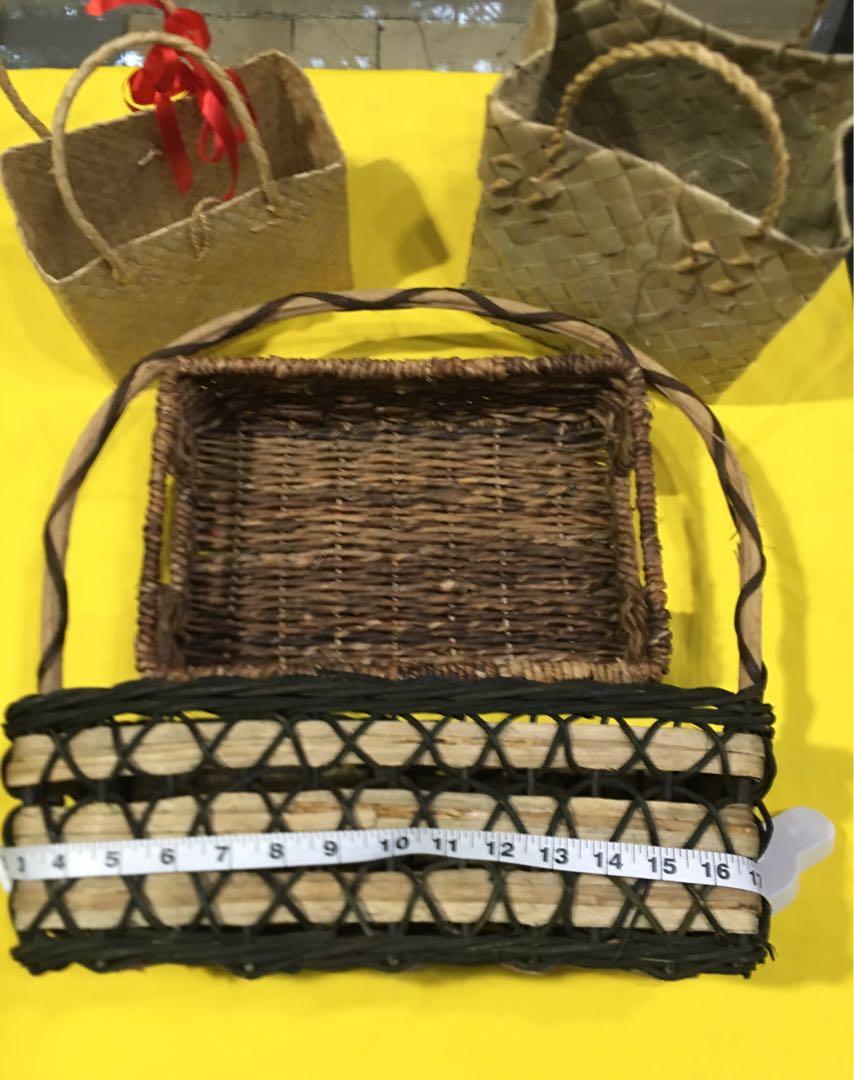 Native Basket Assorted - Used Once (Category: Gift Baskets & Hampers) located in Manila. Submitted by beyondfundraising (Listing ID 1142795195, Image 2). Description: Please refer to pictures to avoid conflict. Kindly message for inquiries. Negotiable :) .