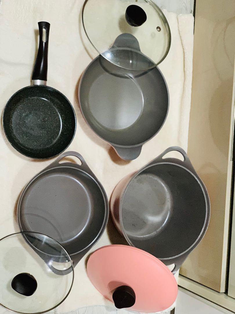 Neoflam Pink bundle (Category: Cookware & Accessories) located in Manila. Submitted by akotisay (Listing ID 1142878332, Image 3). Description: Korean Cookware “Neoflam bundle” Please comment “MINE” then ssd pa PM po sa mismong FB Page. Please sure buyer lang po. Before comment “MINE” please magisip muna po ng SAMPUNG BESES. Japan Surplus po tayo Managed your Expectations Madam /Sir👌 ❌No pm of details Name,add,cp# NO MINE! ❌No to Joy Miners ❌No t