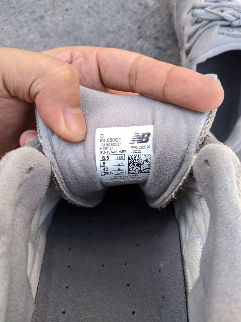 NEW BALANCE 850 MONO PACK GREY, Men's 