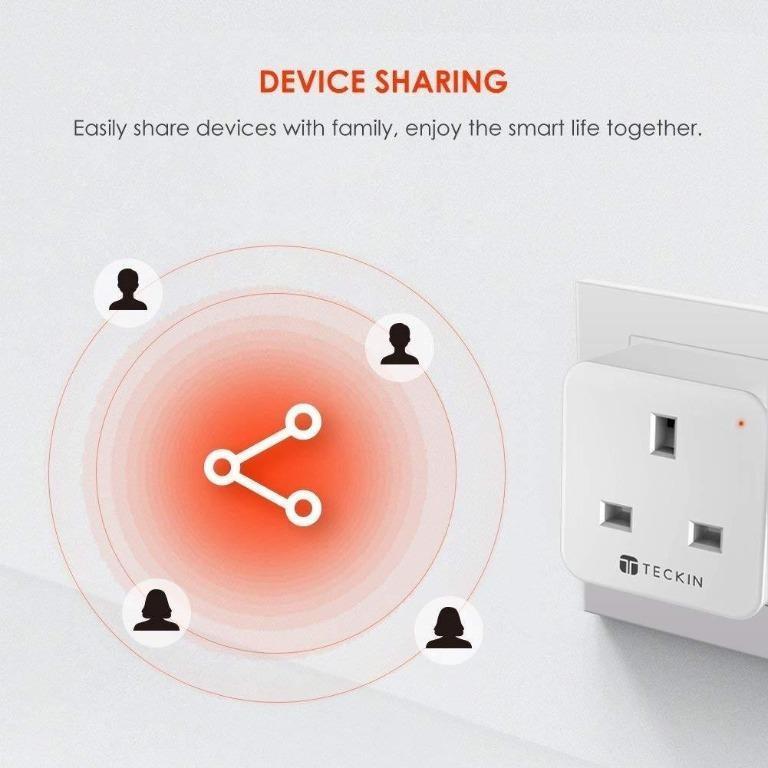 Teckin Smart Plug SP23 WiFi Remote Voice Control Sockets Works with Alexa  Google App&SmartThings No Hub Required Home Management - AliExpress