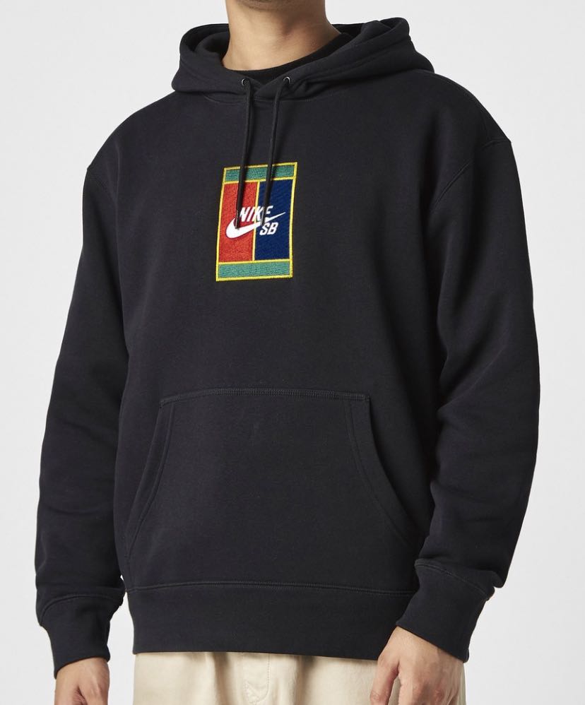 NIKE SB COURT BLACK HOODIE, Men's Fashion, Tops & Sets, Hoodies on