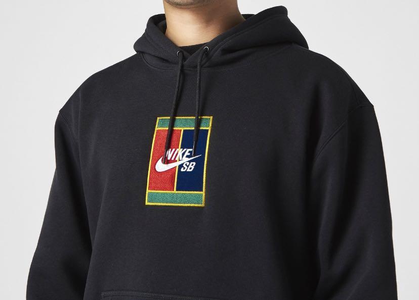 NIKE SB COURT BLACK HOODIE, Men's Fashion, Tops & Sets, Hoodies on