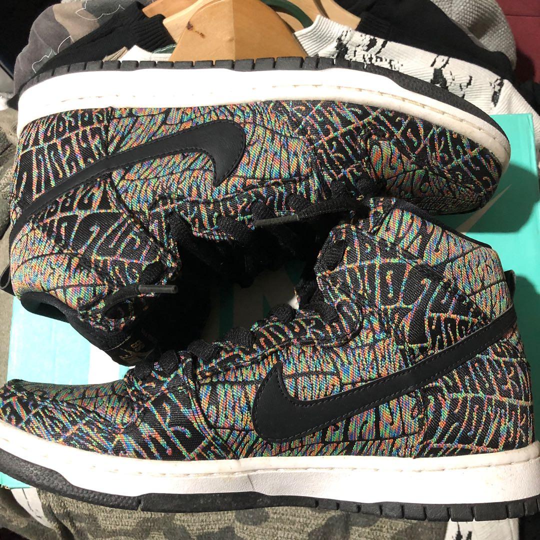 Nike Sb Dunk Psychedelic, Men's Fashion, Footwear, Sneakers on Carousell