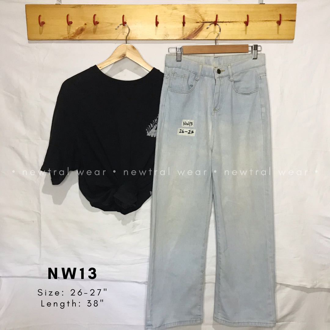 NW13 - THRIFTED DENIM PANTS, Women's Fashion, Bottoms, Jeans on Carousell