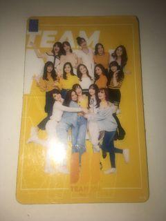 Official MNL48 REF magnet card team M2