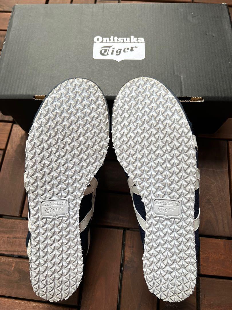Onitsuka Tiger Mexico 66 Slip-on [Navy/ off white] (Category: Sneakers) located in Singapore. Submitted by thingsz (Listing ID 1142761172, Image 3). Description: - Worn less than 3 times - Condition: 9/10 - RFS: can’t fit. feet expanded after pregnancy - Size: US 5/EU 37.5 / 23.5cm.