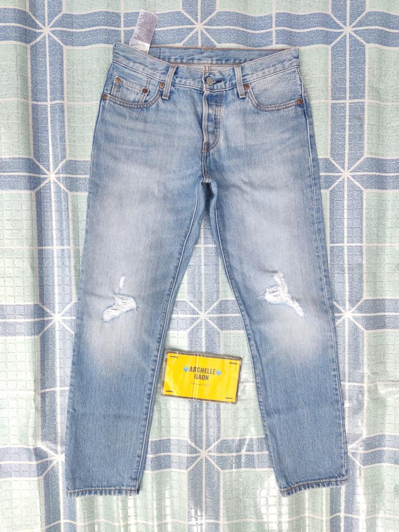 Original Levi'S 501 Ct(Customized & Tapered) For Women, Women'S Fashion,  Bottoms, Jeans On Carousell