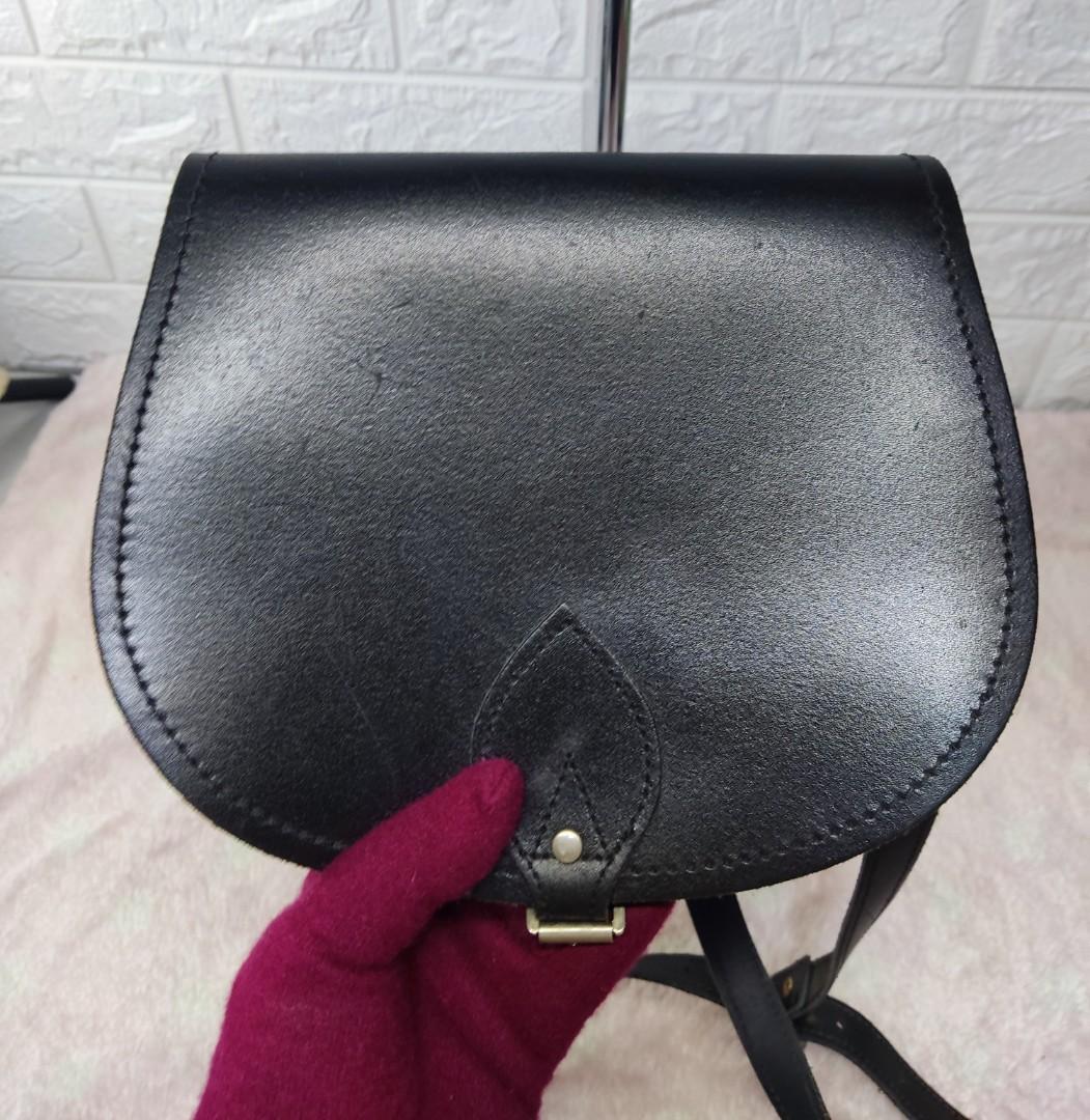 Original Zatchels Saddle Bag Made in England, Women's Fashion, Bags