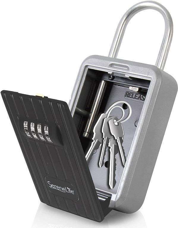 Padlock key safe on sale