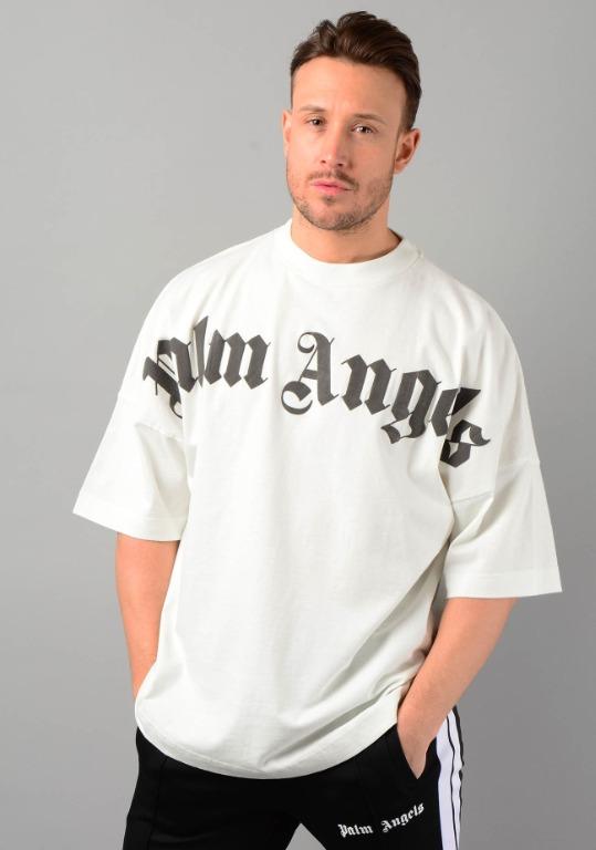 Palm angels front logo tee outlet