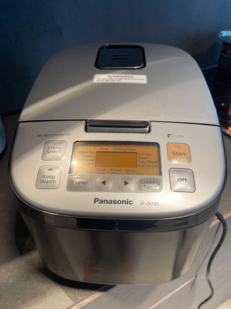 Panasonic 1.8L Rice Cooker SRZX185, TV & Home Appliances, Kitchen