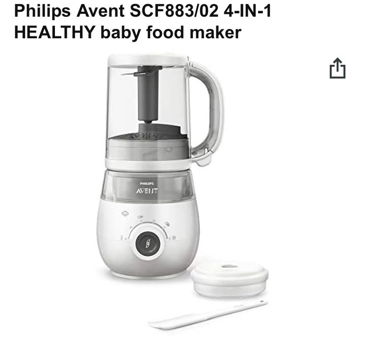 Philips Avent food processor, Babies & Kids, Nursing & Feeding, Weaning