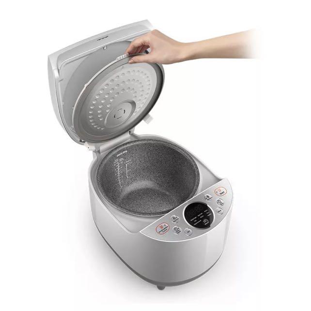 PHILIPS Digital Rice Cooker [1.8 L] 10 MENU HD4515/30, Kitchen