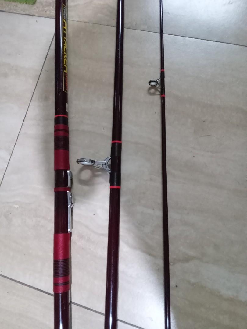 Php500. Daiwa Fishing Rod. 3 Piece. 390H., Sports Equipment, Fishing on  Carousell